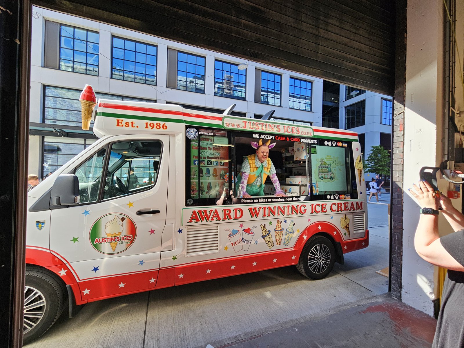 TV and Film ice cream van catering