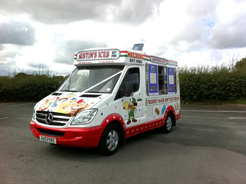 Festival ice cream van catering in Manchester
